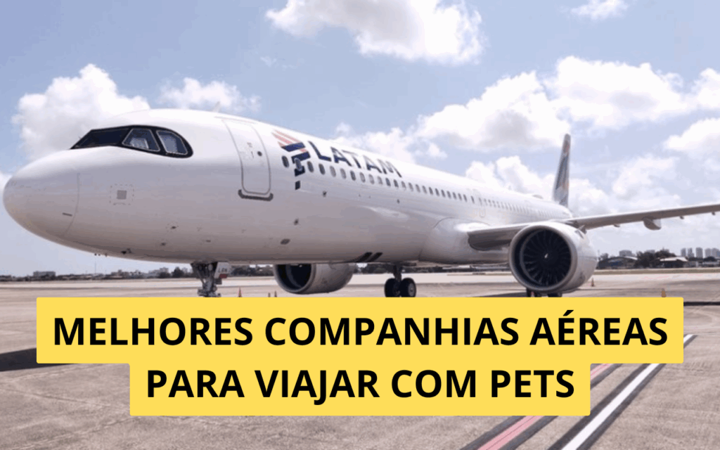 Melhores companhias aéreas para viajar com pets (comparativo 2025)